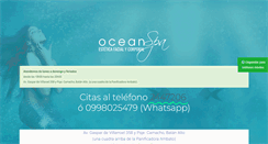 Desktop Screenshot of oceanspaecuador.com